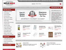 Tablet Screenshot of display-world.com